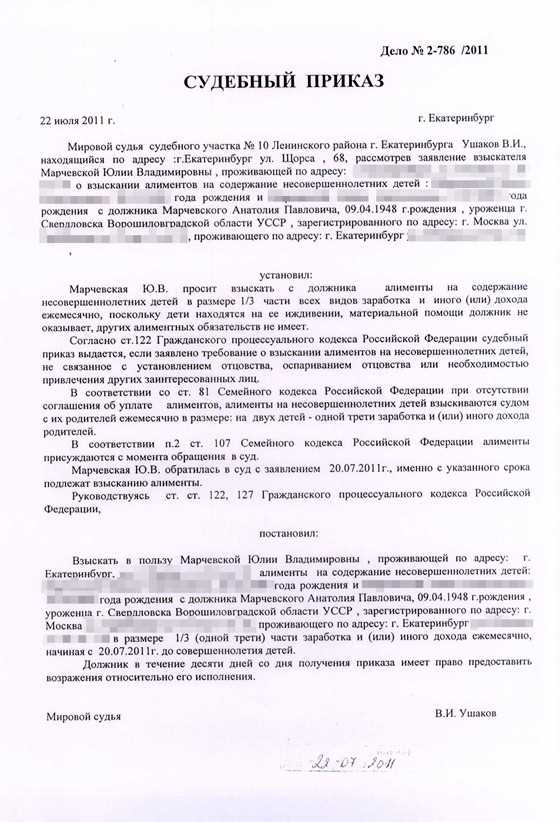 Сроки и способы уплаты госпошлины за выдачу судебного приказа о взыскании алиментов