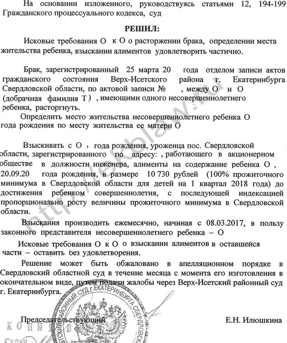 Исковое заявление о взыскании алиментов на содержание родителей