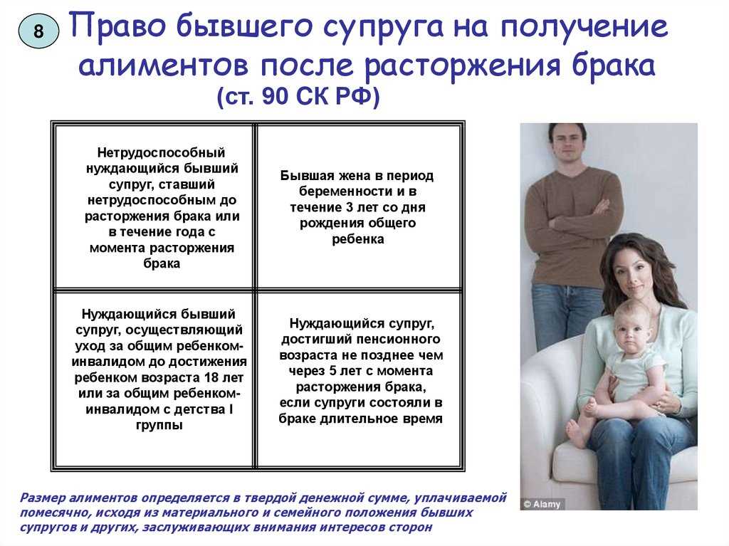 Виды алиментных обязательств по семейному праву