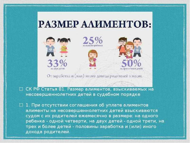 Как происходит расчет размера алиментов?