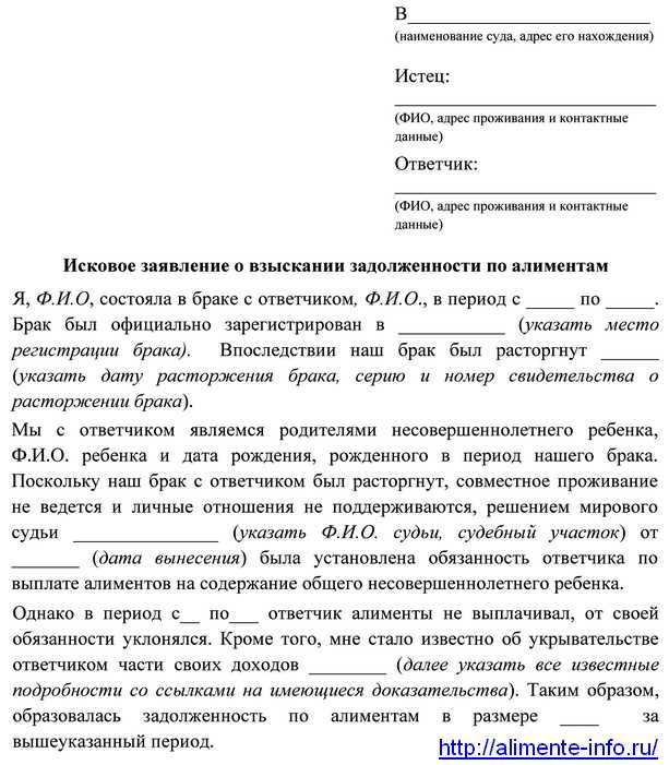 Помощь в правовых вопросах по заявлению о взыскании алиментов через судебный приказ