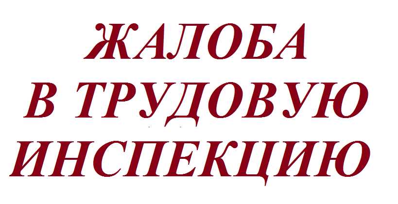 Трудовая инспекция - кому подавать жалобу?