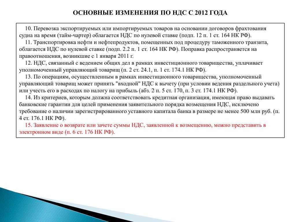 Назначение и применение подпункта 12 пункта 2 статьи 149 НК РФ